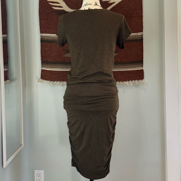 PrAna Foundation Olive Ruched Dress - Picture 5 of 11